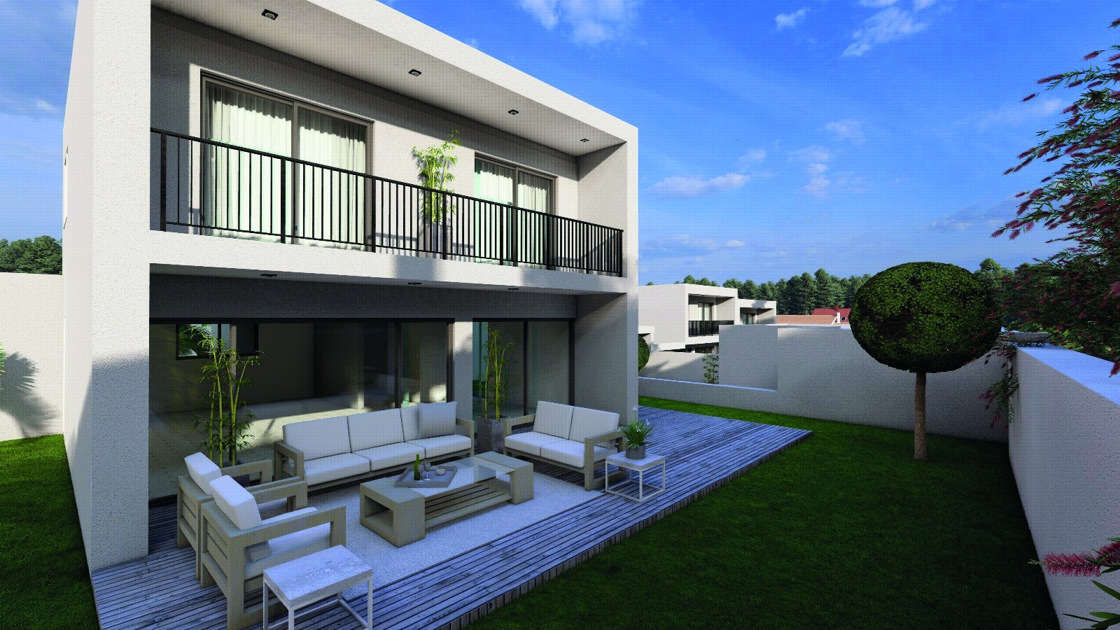 Terraço de uma moradia Casas da Fonte